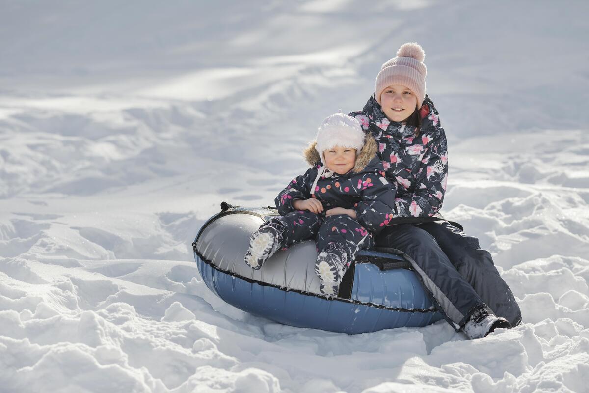 катание на тюбингах