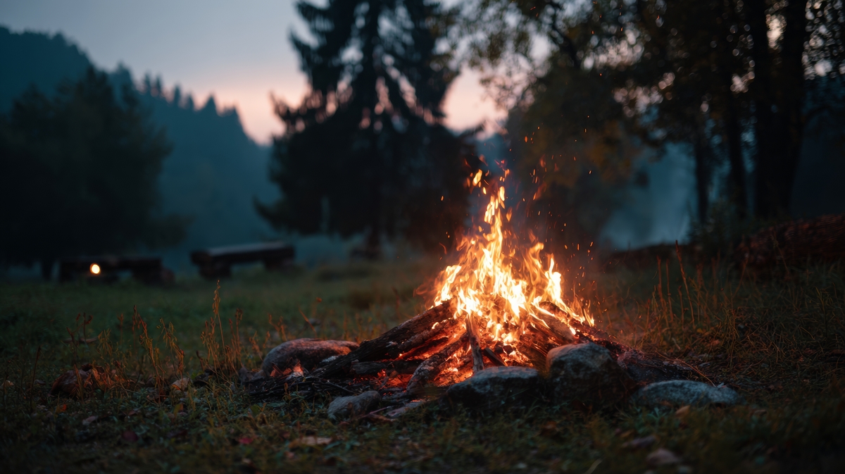 Где запрещено разжигать огонь в лесу